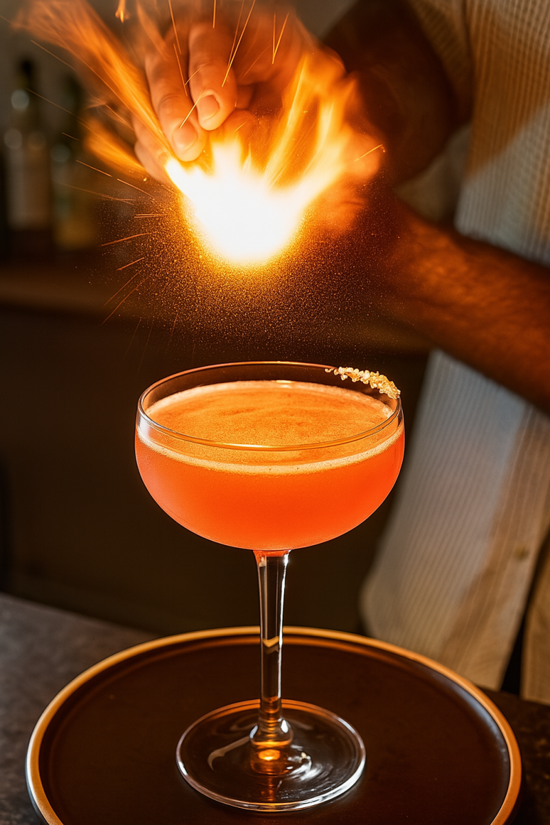 Zalud Recipes – Cosmopolitan with Saffron Orange